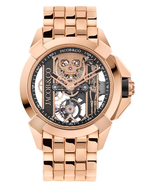 Jacob & Co Epic X Viva La Vida Rose Gold Replica watch EX120.43.AD.AA.A40AA